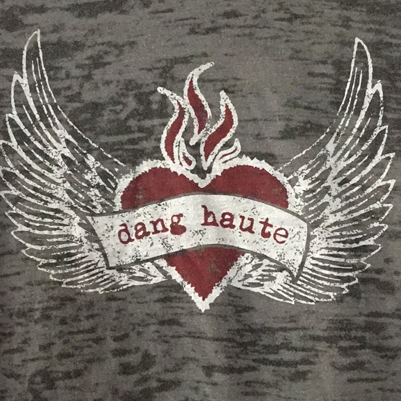 URBAN CHIC ALTERNATIVE DANG HAUTE TEE IN GRAY ❤️ - Picture 2 of 5